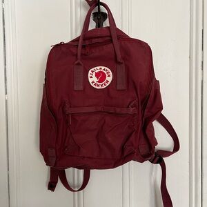 Fjallraven Kanken Burgundy Backpack